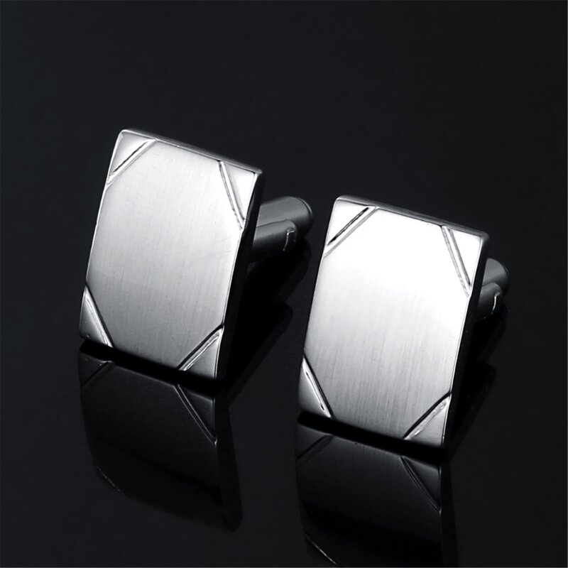 Fashionable Cufflinks for Formal Event Men’s Business Suit Alloy Cufflinks Shirt Sleeves Buttons Official Suit Cuff DXAA