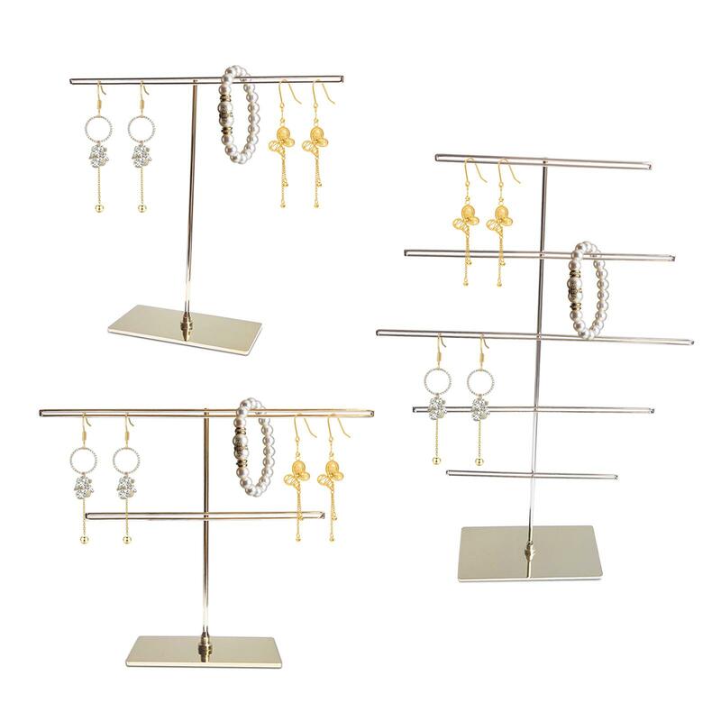 Bag Purse Metal Display Stand Tabletop Jewelry Organizer for Hanging Pendant