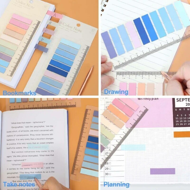 800Pcs Page Marker Sticky-Notes Tabs Book Tabs Sticky Tabs Stick It Tabs