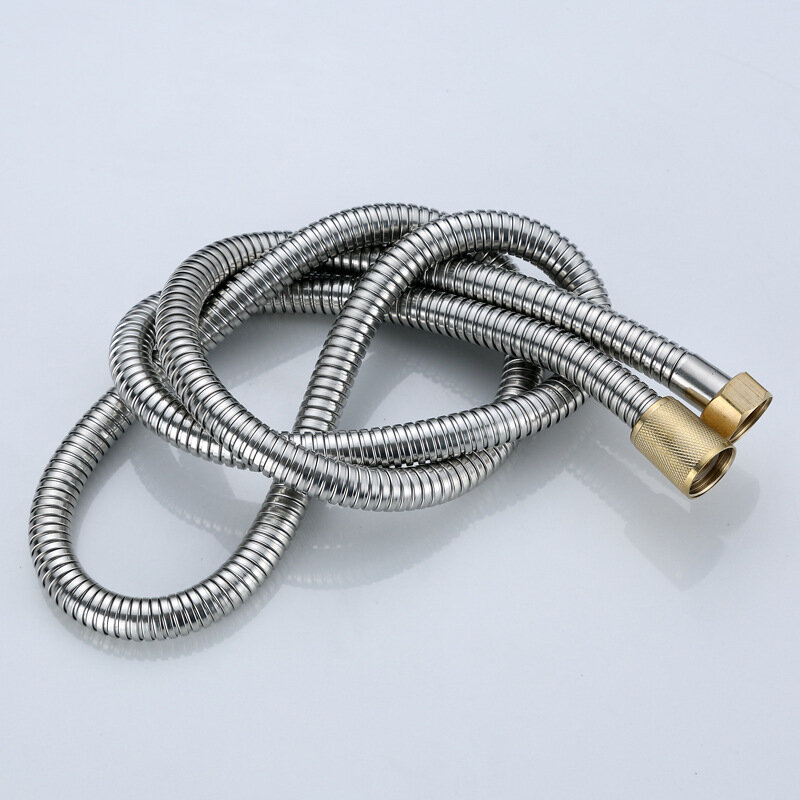Stainless Steel EPDM Inner Tube 1.5M Double Lock Fine Copper Nut Thread Shower Flexible Hose