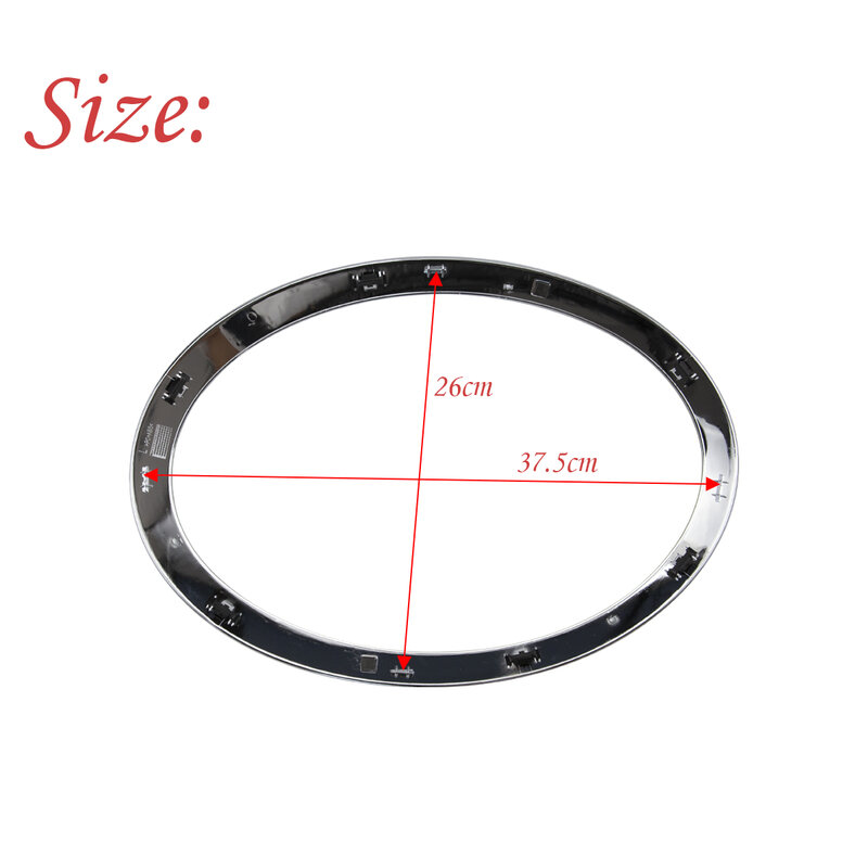 1 Pair Car Front Headlight Trim Ring Cover Decor Lamp Frame Styling Chrome For BMW Mini Cooper F55 F56 F57 2014-2023