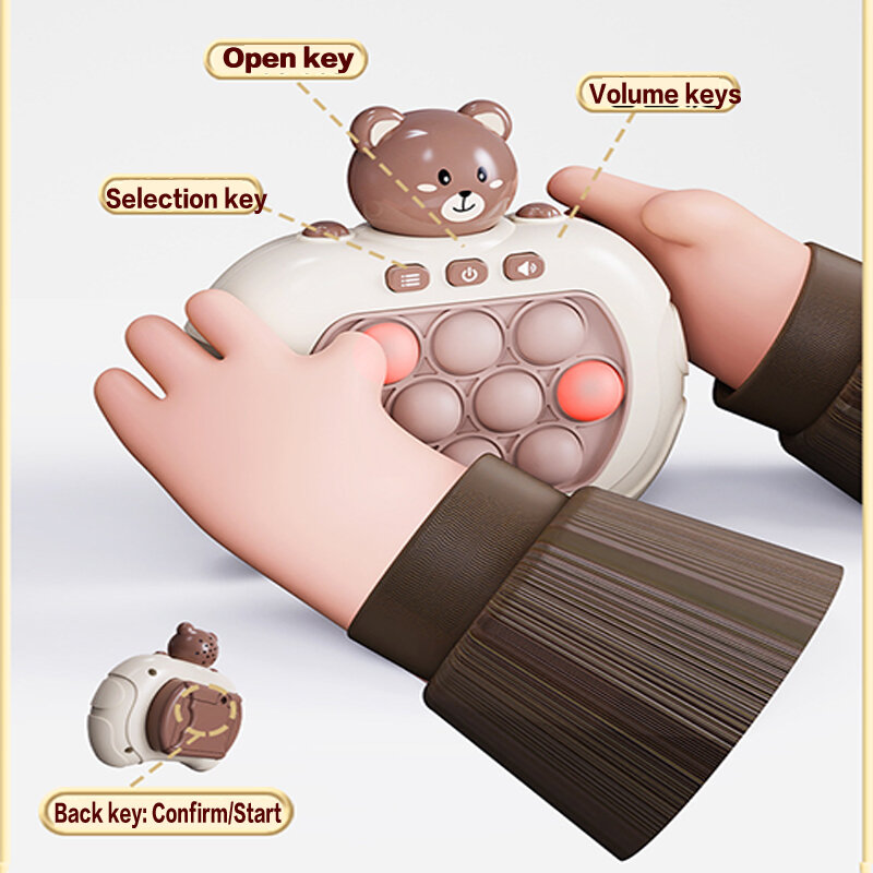 Bubble children Puzzle Games macchine da gioco a spinta rapida giocattoli di Groundhog giocattoli di decompressione per regali di ragazzi e ragazze