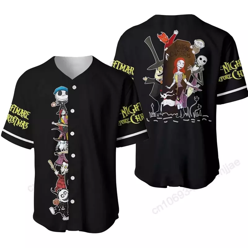 Camiseta de béisbol para mujer y hombre, camiseta Retro Y2k, Top de manga corta a la moda, 2023