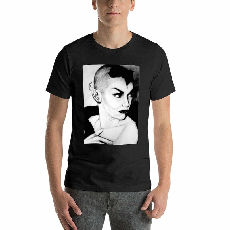 Maila Nurmi als Vampira T-Shirt Grafiken niedlichen Tops T-Shirt Männer