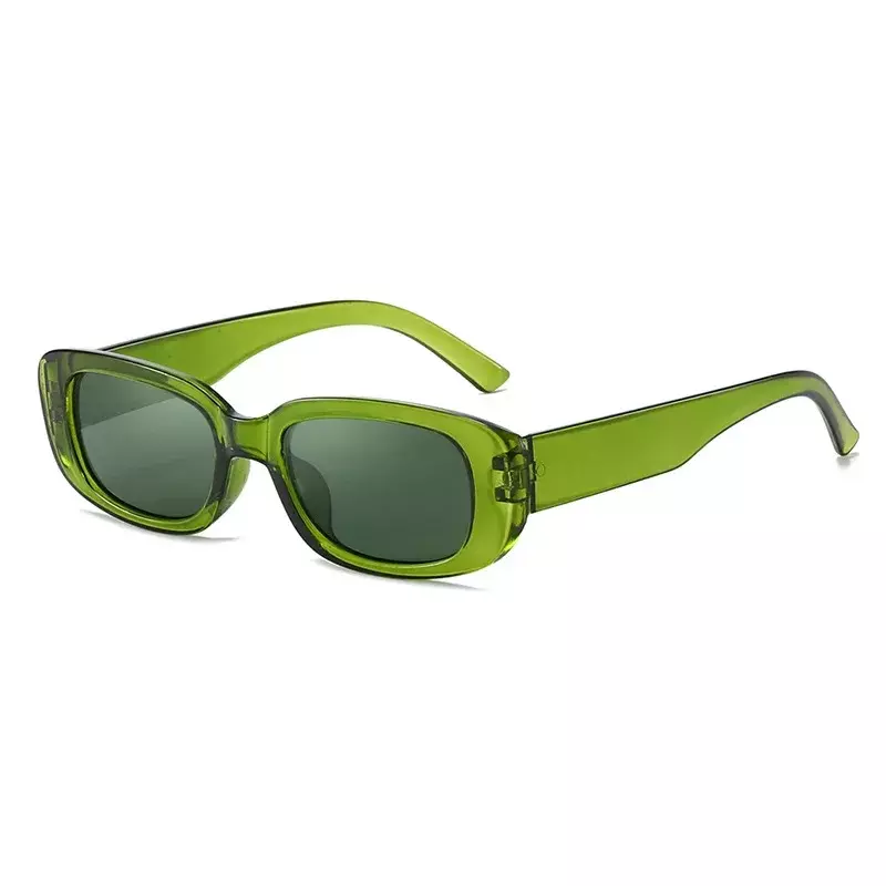 Солнечные очки в прямоугольной оправе UV400 для мужчин и женщин, солнцезащитные аксессуары в стиле стимпанк, желейные, для велоспорта, летние