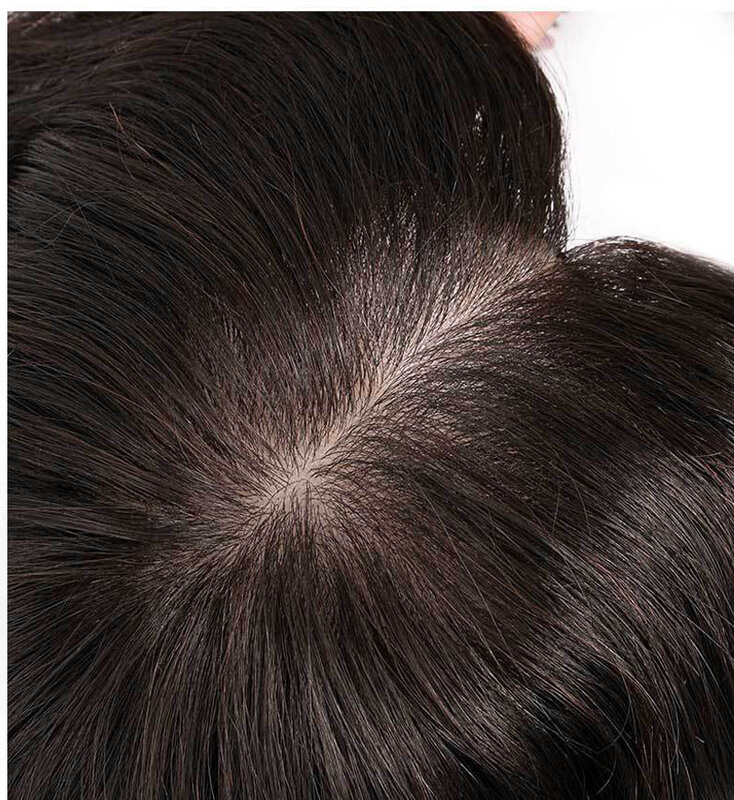 女性用ナチュラルヘアトッパー,2023新品,12〜20インチ,フリースタイル,注入,人間の髪の毛,ヨーロッパの髪,シルクベース