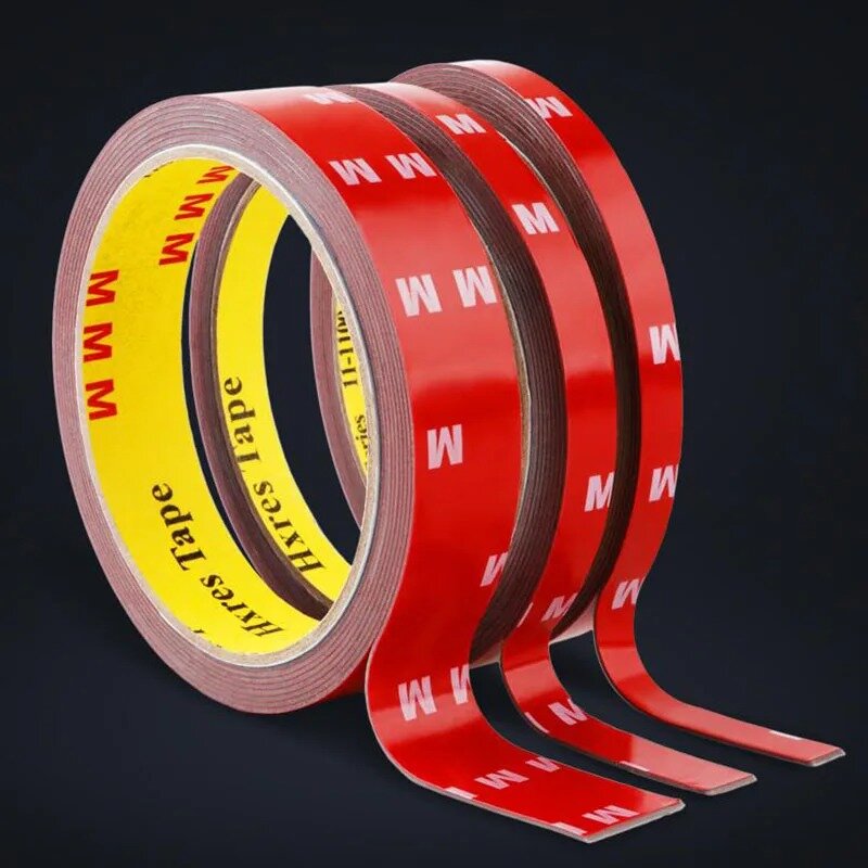 6/8/10/15/20mmx3Meters Double Sided Acrylic Adhesive Tape Sticky Car Screen Repair Tape Stickers Decal For Cars Auto Accessories