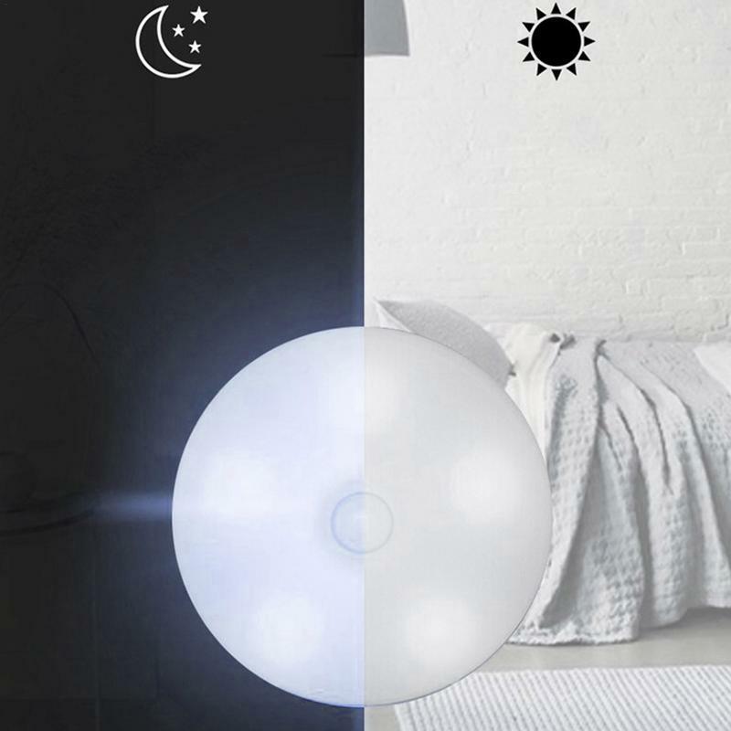 Lampka nocna LED z czujnikiem Magnetyczna lampa LED do ładowania USB Narzędzie oświetleniowe z indukcyjnym automatycznym kontrolerem do piwnic korytarzy