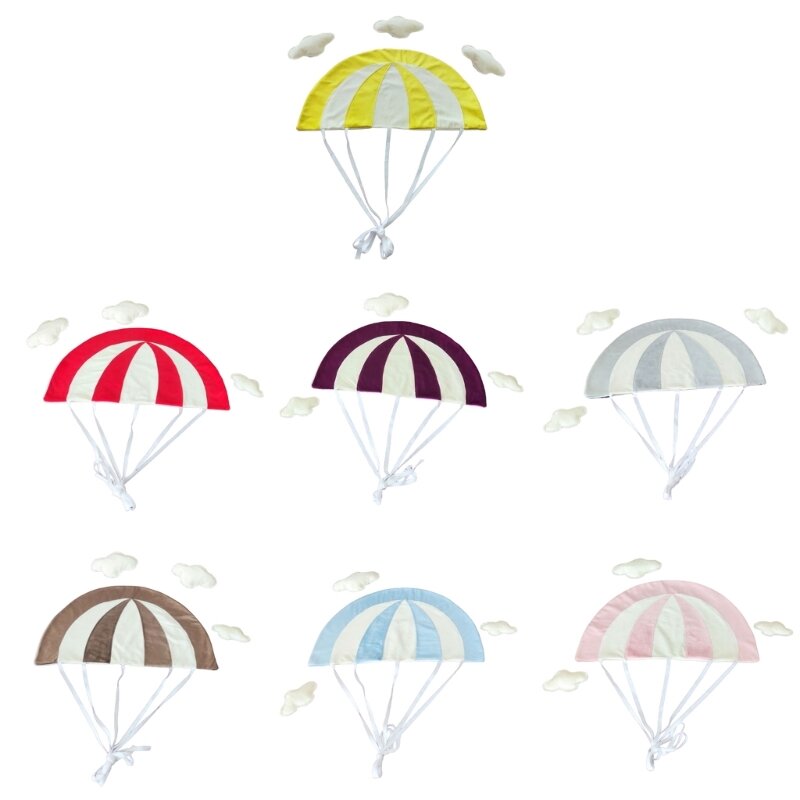 Baby Fotografie Props Mini Parachute Wolken Set Foto Props Pasgeboren Fotostudio Achtergrond Foto Poseren Props Accessoires QX2D