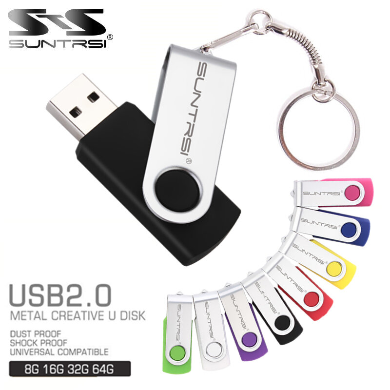Clé USB en métal en forme de clé, clé USB, clé USB, 4 Go, 8 Go, 16 Go, 32 Go, 64 Go, 128 Go