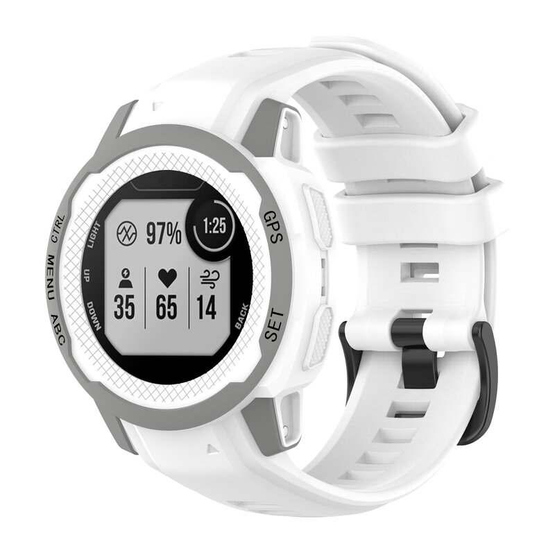 20mm Watch Band For Garmin Instinct 2S 46mm 45mm Smartwatch Silicone Sports Garmin Instinct 2S Strap Watch Accessories Supplies