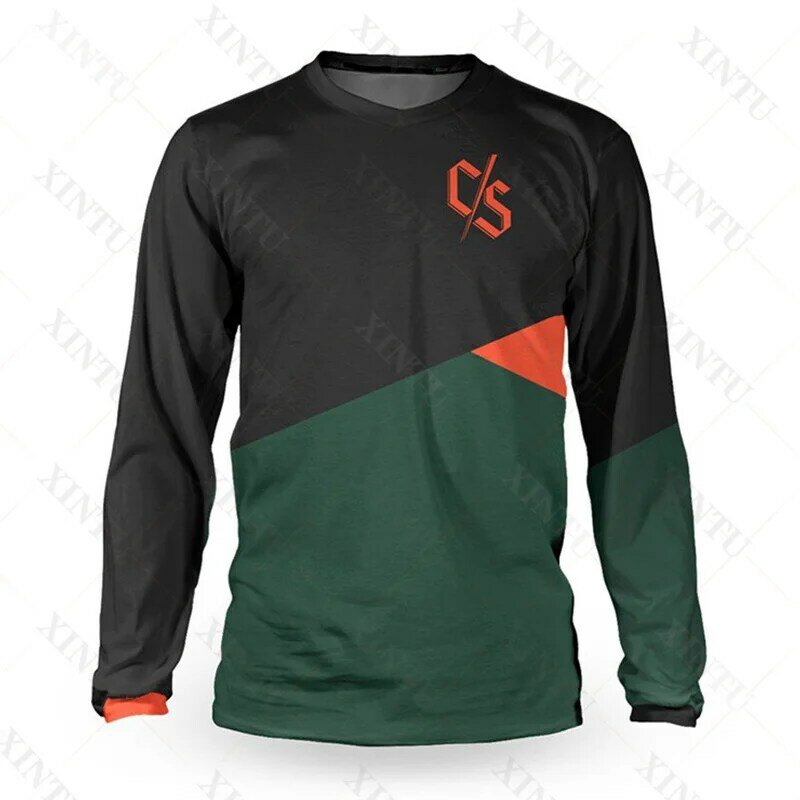 2022 Men's Loose Rider Jersey DH Motocross Downhill Suit BMX MTB Mountain Bike Shirt MX Enduro Breathable Sweatshirt