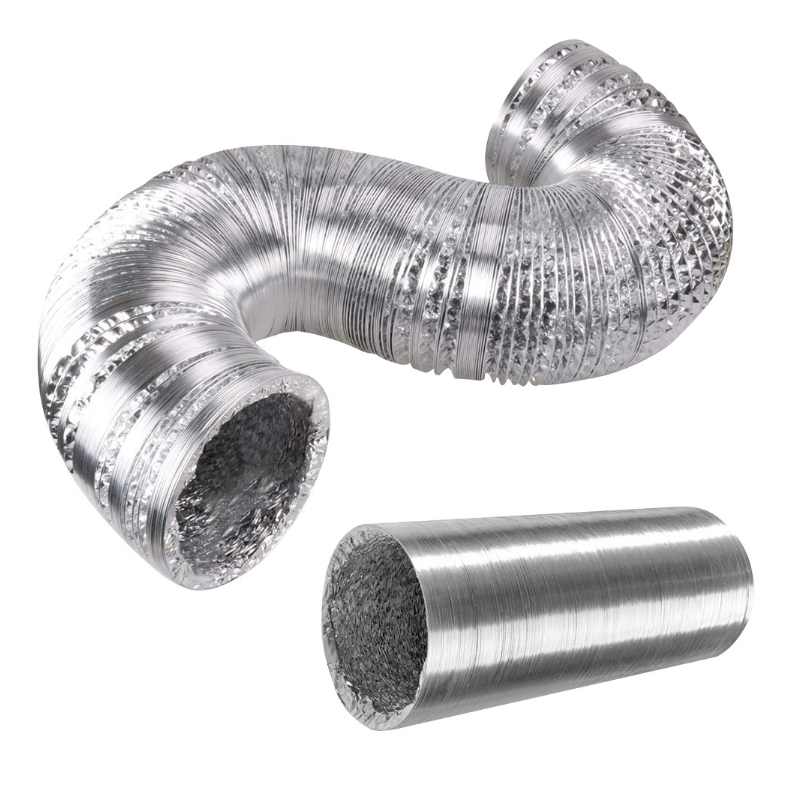 Зашифрованная вентиляционная труба из алюминиевой фольги, масштабируемая дымовая трубка для кухонной розетки, выхлопная и вентиляционная трубка для ванной комнаты