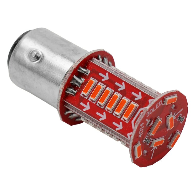 Luz LED de freno secuencial y estroboscópico para coche, conjunto de lámpara de señal y freno trasero, cc 12V, Blanco/azul/rojo, 1 piezas, 1157