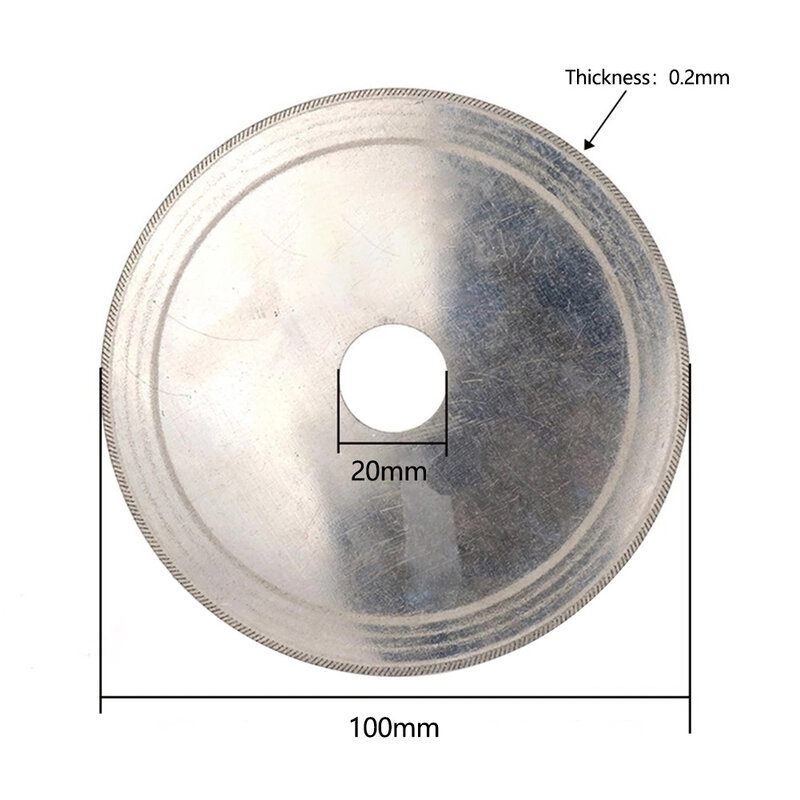 Diamond Cutting Disc Super Thin Saw Blade Wheel For Glass Ceramic Stone 110-150mm Rotary Tool Cutting Disc Tool Accessories