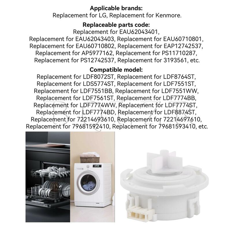 Запасная деталь для посудомоечной машины BQLZR, 22 В постоянного тока, 3P, 30 Вт, для EAP12742537