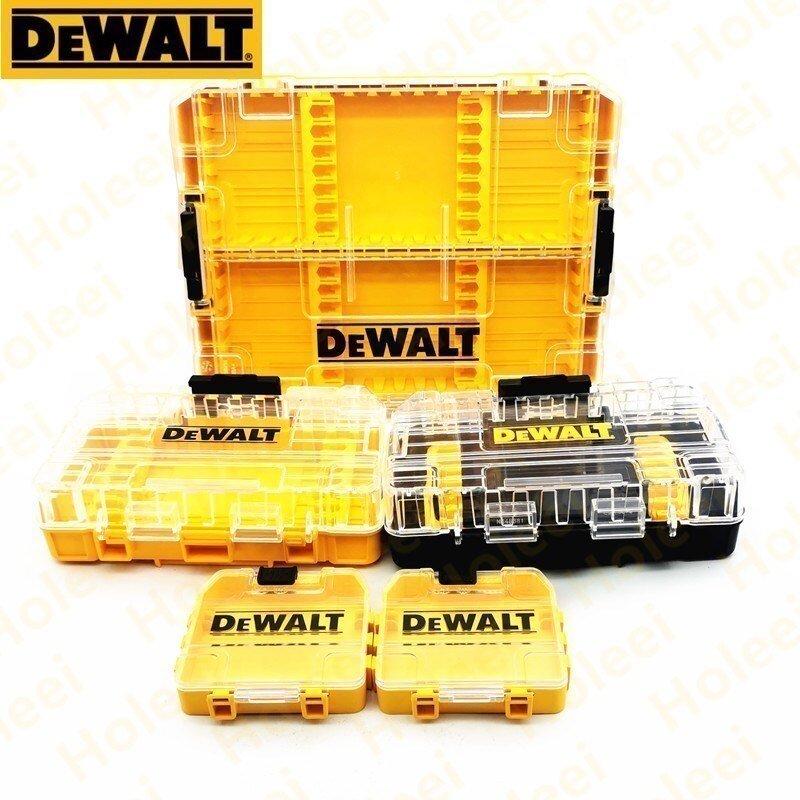 Ящики для дрели DEWALT, коробка для хранения деталей, коробка для наконечников для ударного шуруповерта, аксессуары для электроинструментов, детали для электроинструментов