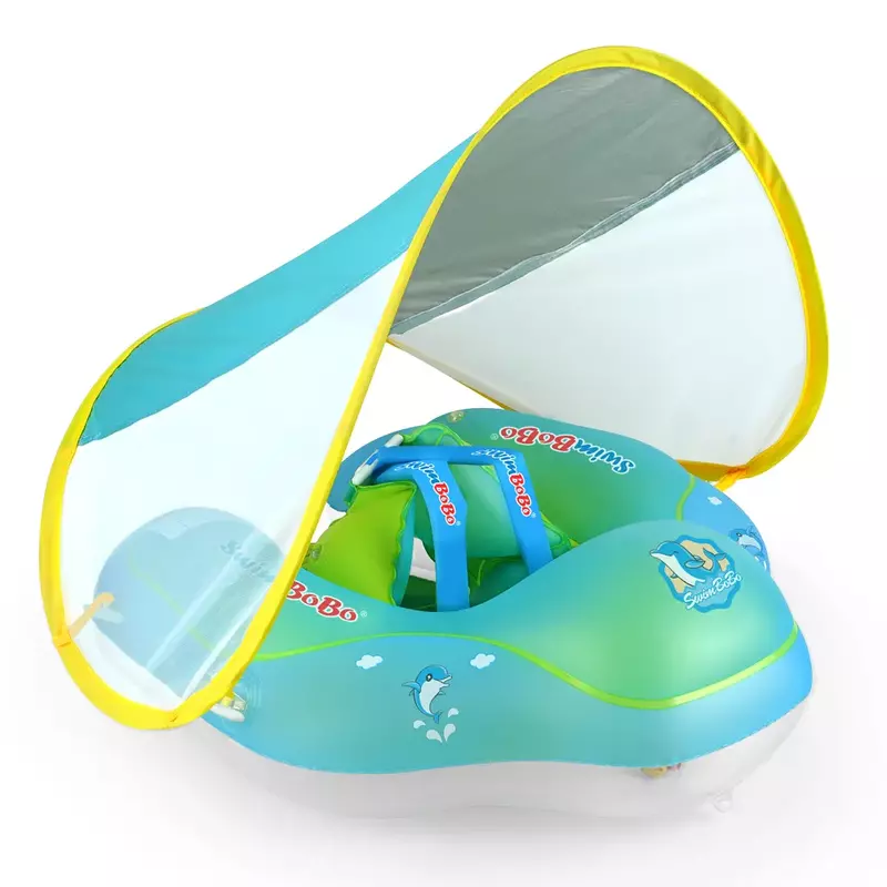 Nowe ulepszenia Baby Swimming Float nadmuchiwane dziecko pływające dziecko ponton kółko do kąpieli letnie zabawki kółka malucha