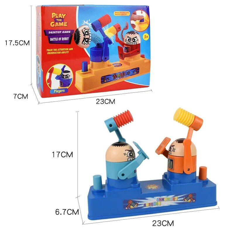 Czerwony i niebieski atak i obrona kontra interakcja rodzic-dziecko Hit Puzzle mózgu dwie pary zabawek dla dzieci gra na prezent