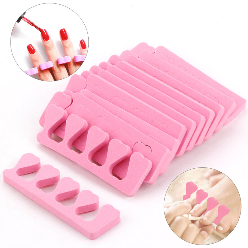 10/20/50Pcs Toe Separator เท้าเท้านิ้วแยก Spacer Pedicure Toes Spreaders Divider นุ่มฟองน้ำเล็บเครื่องมือ