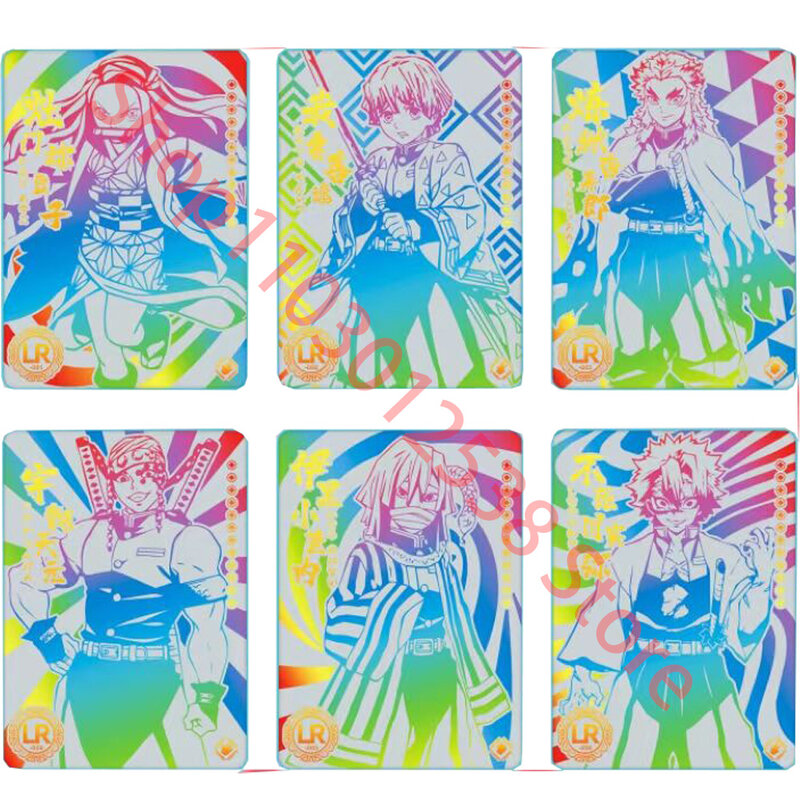 New Demon Slayer Collection Card TCG Anime Booster Pack Box PR Kamado NezAuko Shinobu Rare Board Kids Birthday Game Toy Gift