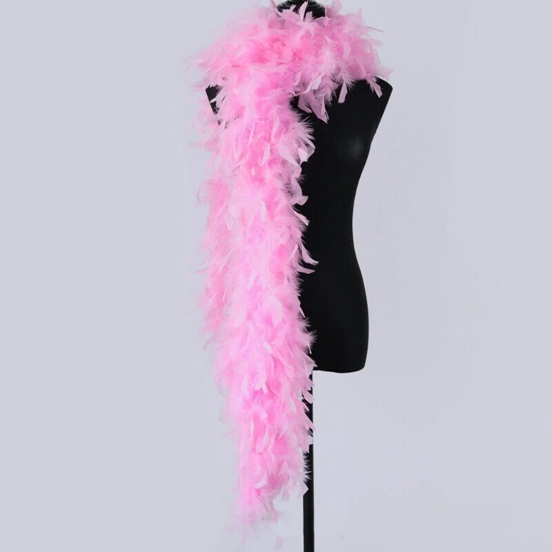 Plush Turkey Feather Boa Clothes Decorations for Party Wedding Clothes Dress Shawl Scarf Diy Jewelry Accessory Craft