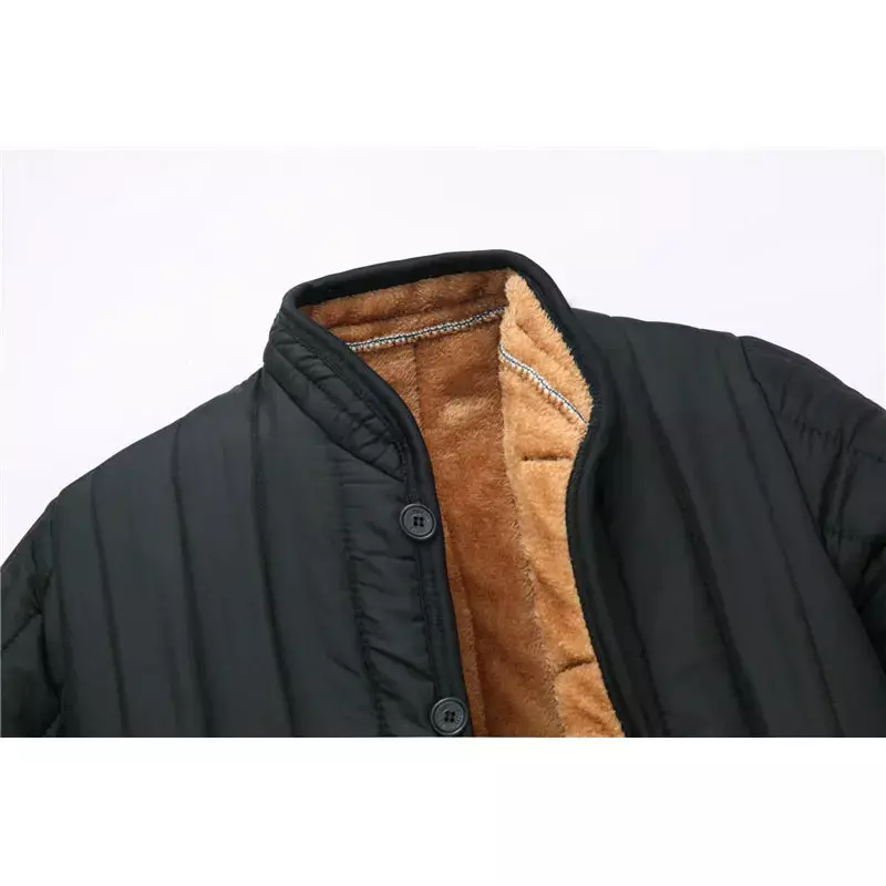 Новинка 2023, мужская повседневная теплая зимняя модная куртка из хлопка, утепленная фирменная одежда, мужские зимние куртки, парки