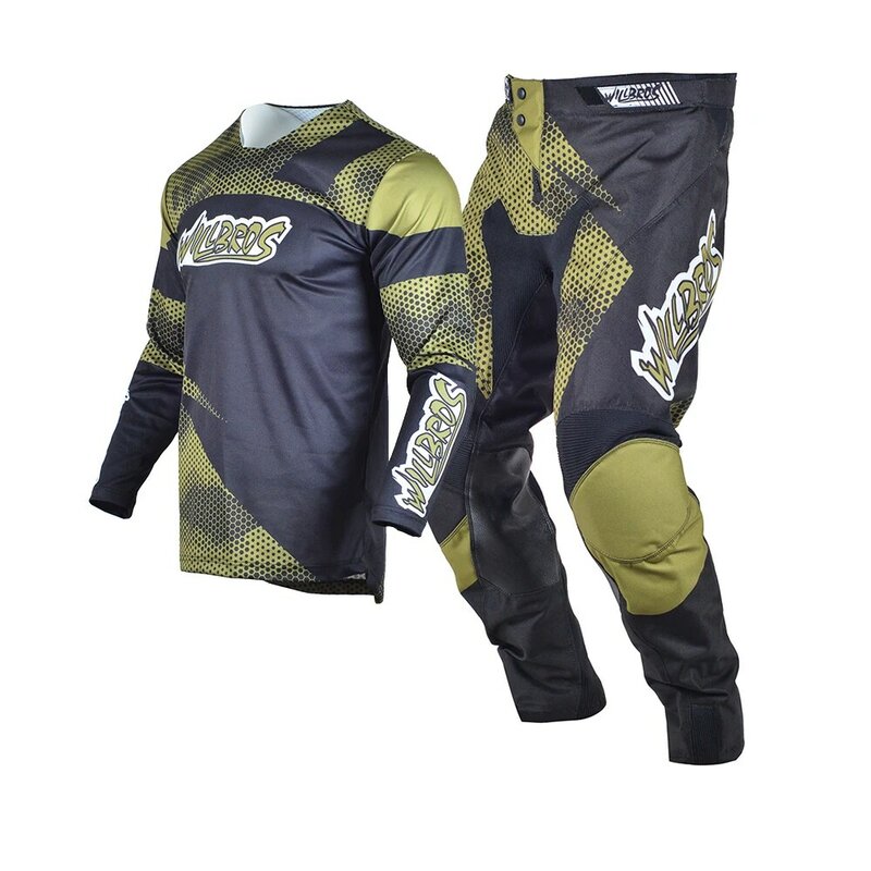 Willbros Motocross MX Adult Jersey Pants Combo Dirt Bike Offroad Downhill Protective Racewear Motorcycle Racing Gear Set