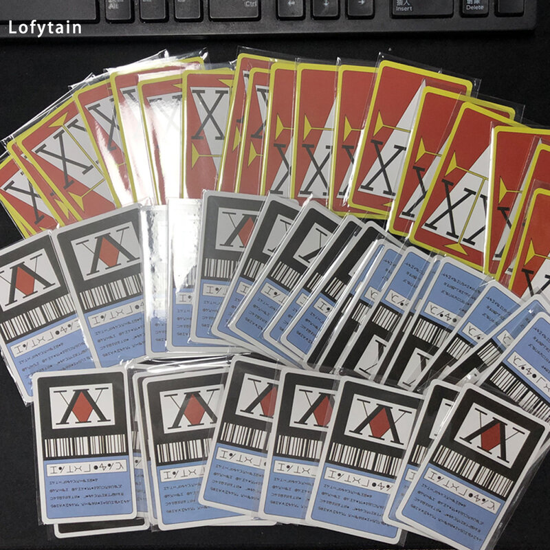 Jäger Lizenz karte ging Freecss Cosplay Japan Anime Hisoka Kurapika Killua Zoldyck PVC-Karten Sammlung