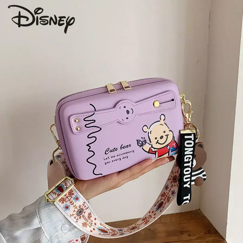 Borsa da donna nuova Disney borsa a tracolla a tracolla da donna di alta qualità di lusso borsa per la spesa multifunzionale di moda del fumetto