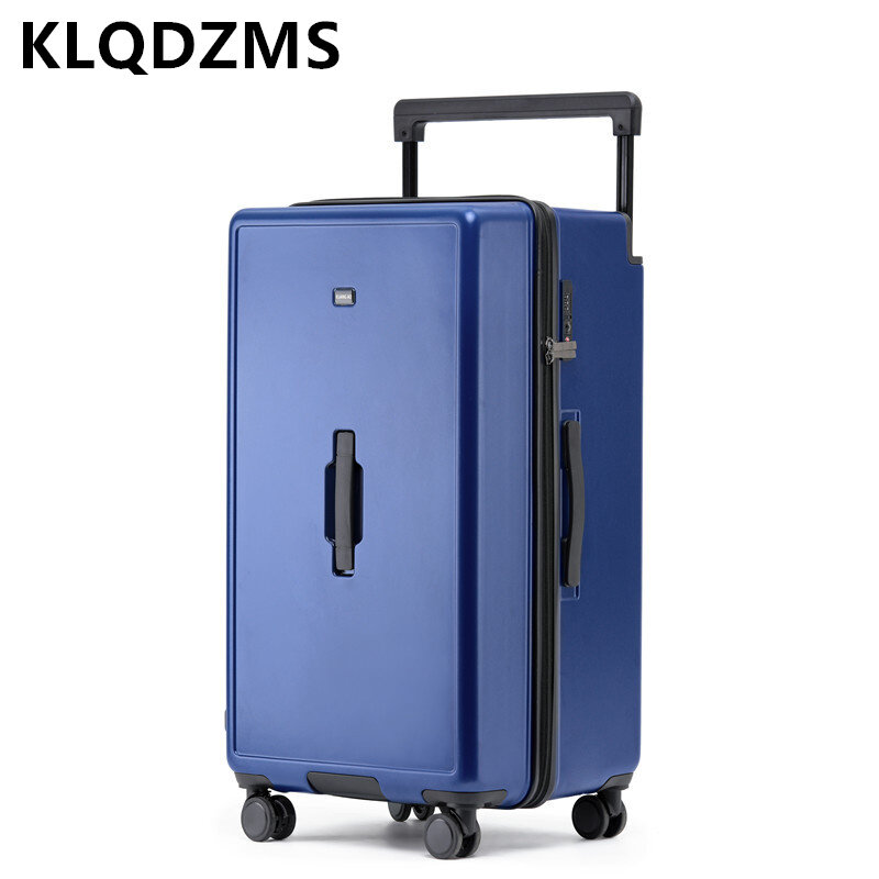 KLQDZMS 26 28 30 Cal duża pojemność szeroki drążek sterowniczy bagaż studencki drążek sterowniczy bagaż uniwersalna walizka na kółkach podróży hasło