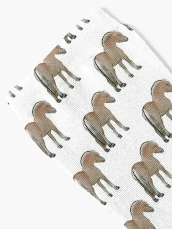 Fjord Horse-Chaussettes de sport pour hommes et femmes, marque de créateur Kawaii, marque de luxe pour enfants