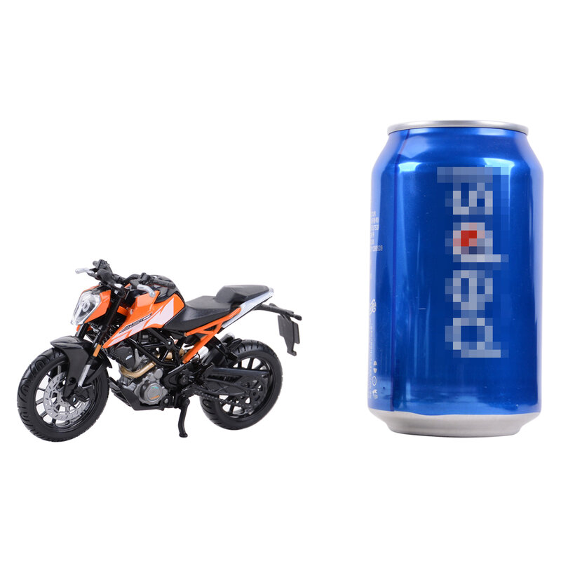 Bburago-modelo de motocicleta de aleación, escala 1:18, KTM 250 Duke, coche de juguete, colección de regalo