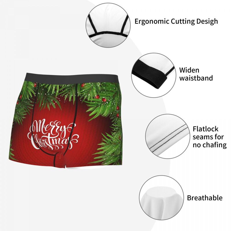 Celana dalam Boxer pria, siang Natal (6) celana dalam sangat tembus udara kualitas tinggi ide hadiah