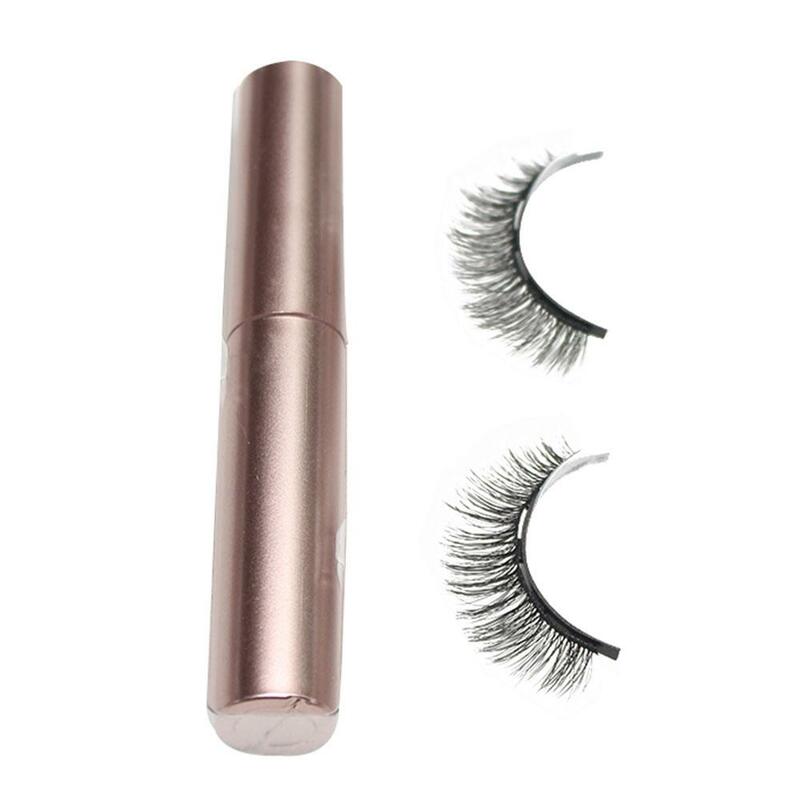 Magnetic False Eyelashes Fashion Women Natural Faux Magnetic Tools Glue Mink Magnetic With Lashes Makeup Beauty H9C2