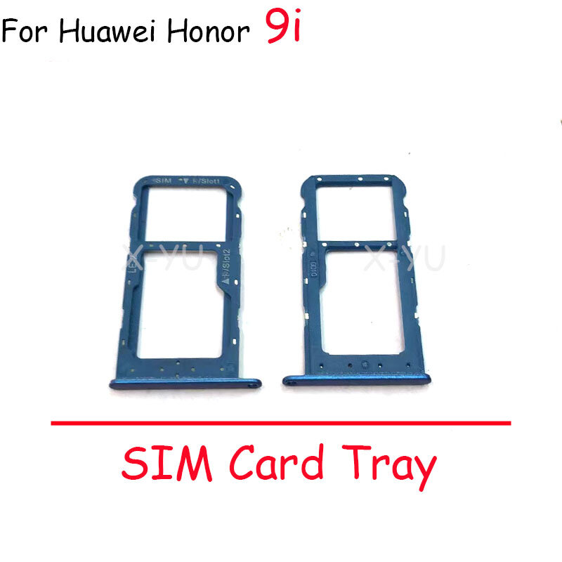10PCS For Huawei Honor 9X 9i 9 Lite Pro SIM Card Tray Holder Slot Adapter Replacement Repair Parts