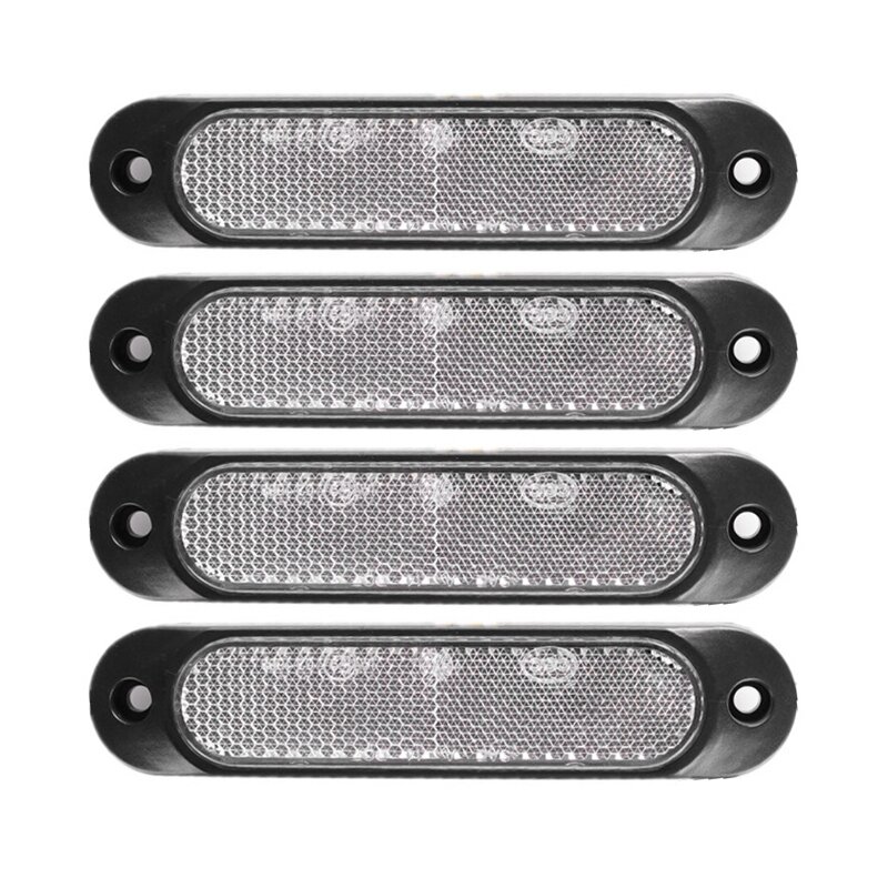 4Pcs 27 LED Side Marker Light Clearance Lamp Caravan Car Lights For Truck Trailer Tractor Lorry Pickup