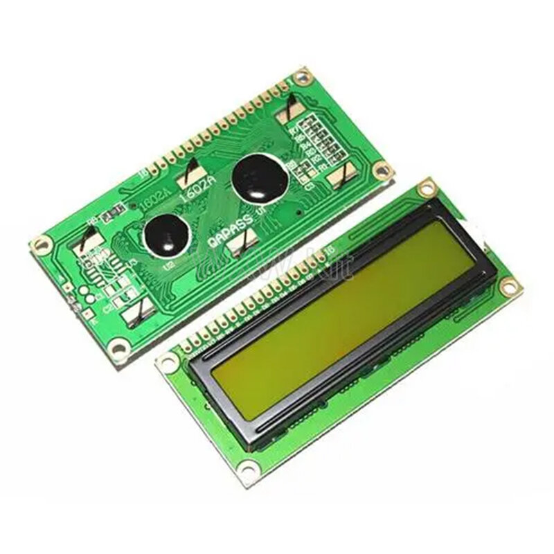 Módulo LCD LCD1602 para Arduino, pantalla verde azul/amarilla de 16x2 caracteres, PCF8574T PCF8574 IIC I2C, interfaz 5V, 1602