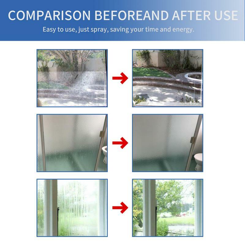 Glazenwasser Spray 30Ml Spiegelglas Single Way Cleaner Spray Multifunctionele Huishoudelijke Reinigingsvloeistof Diepe Reiniging Voor Auto
