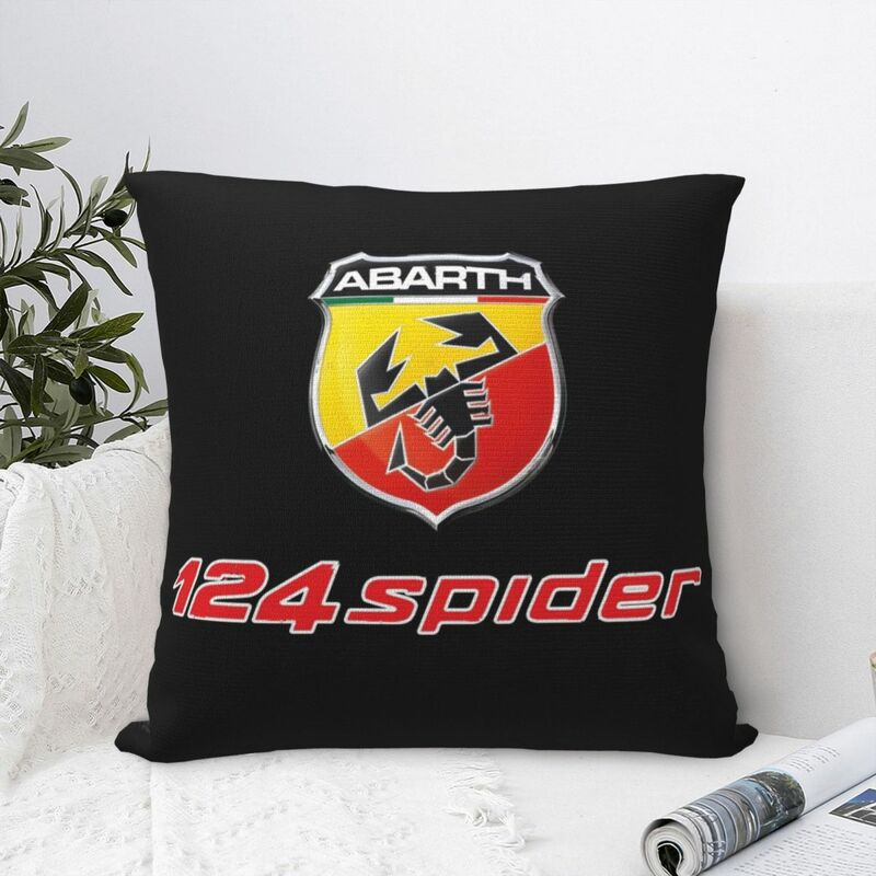 Abarth Square Pillowcase Pillow Cover Polyester Cushion Zip Decorative Comfort Throw Pillow for Home Car