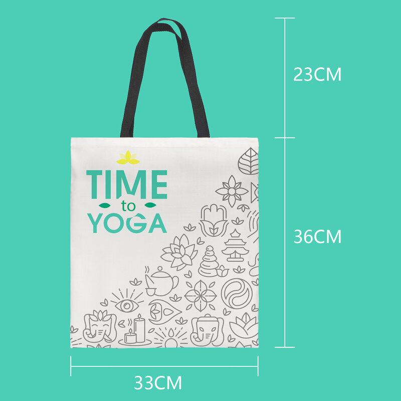 Bolso de mano deportivo para hacer Yoga, bolsa de gran capacidad, ideal para compras, se puede personalizar, 2022