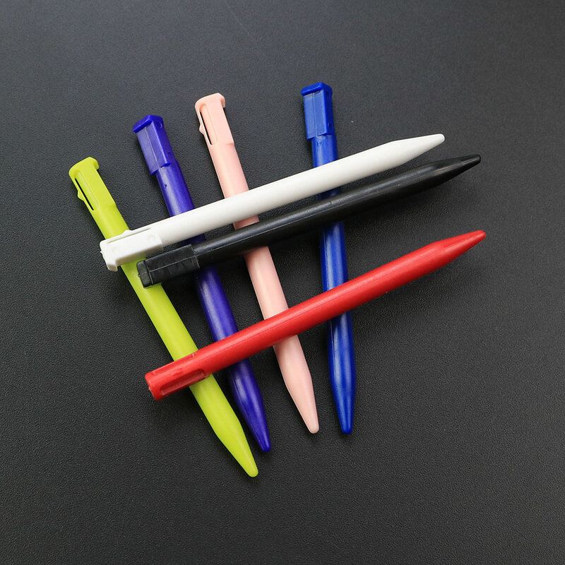 JCD 7Colors قلم بلاستيكي لعبة وحدة التحكم شاشة تعمل باللمس القلم لملحقات 3DS اللمس لعبة وحدة التحكم