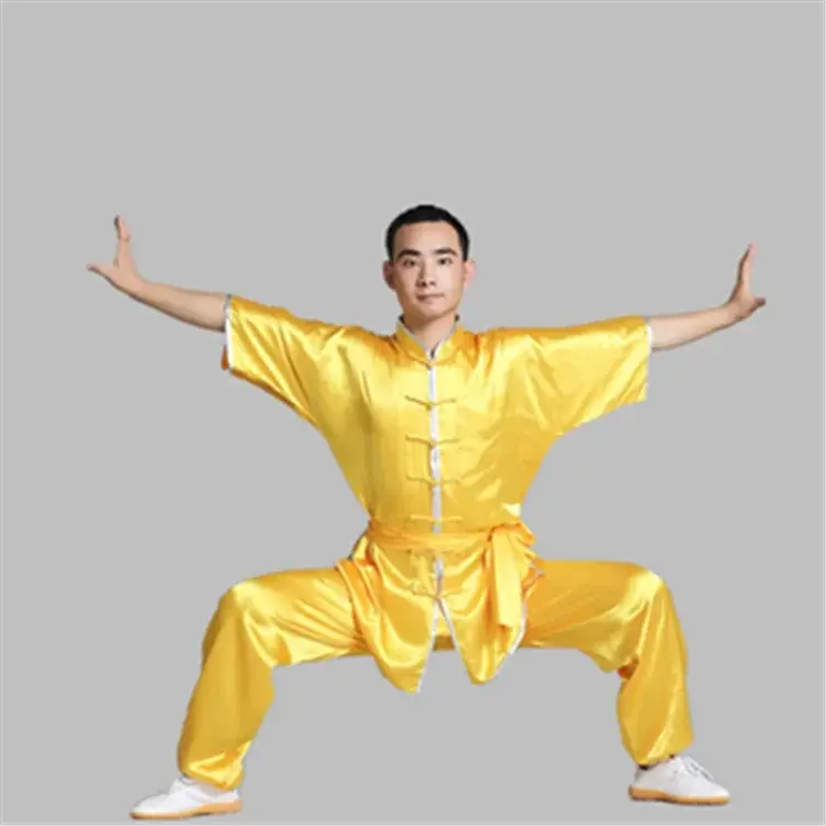 زي الكونغ فو الصيني تاي تشي ، ملابس الووشو ، بدلة فنون الدفاع عن النفس ، زي تاجي ووشو ، أداء مسرح الجناح تشون