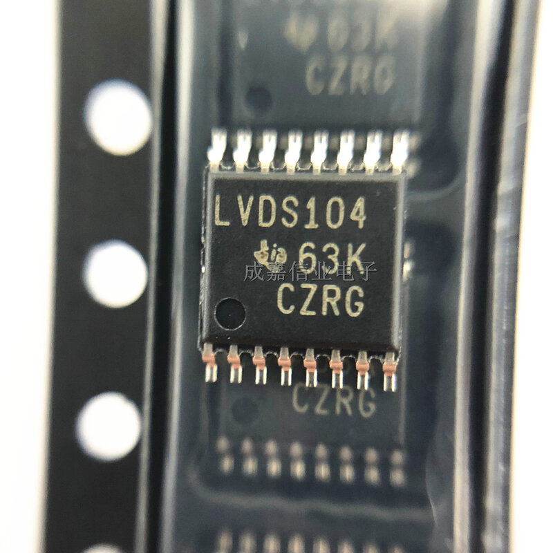 10 개/몫 SN65LVDS104PWR TSSOP-16 마킹; LVDS104 시계 버퍼 1:4 LVDS 시계 팬 아웃 버퍼 작동 온도:- 40C-+ 85 C