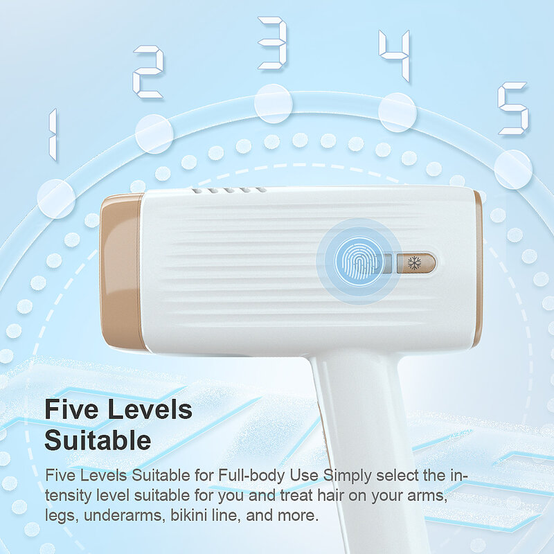 Ice Cool-depiladora láser IPL para mujer, dispositivo de depilación permanente, indoloro, uso doméstico