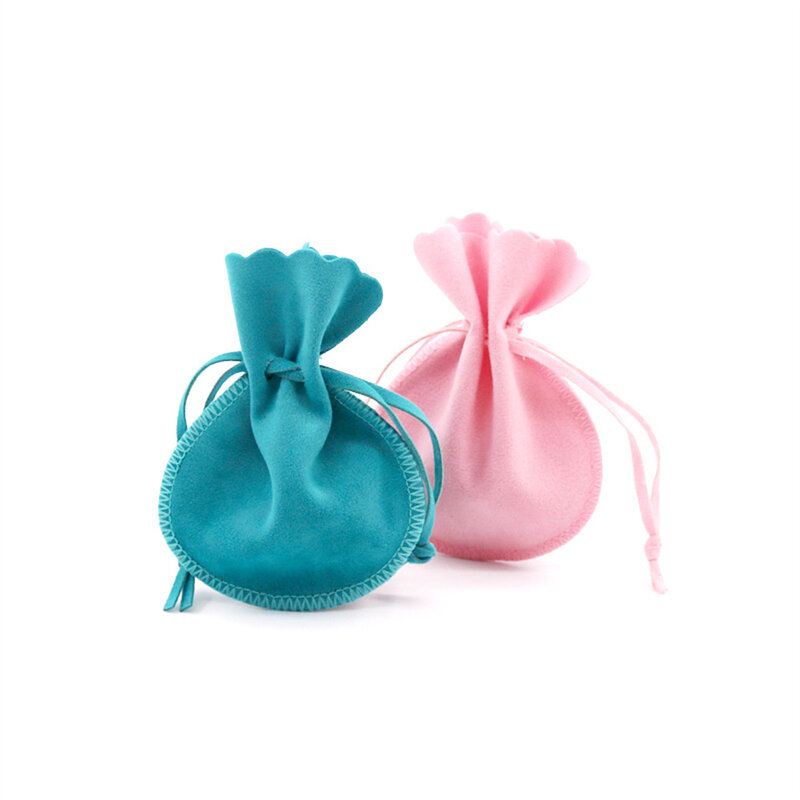 10 stücke Samt Kordel zug Tasche Beutel String Beutel für Schmuck Veranstalter Geschenk kleine Unternehmen Verpackung Süßigkeiten Geschenk Lagerung Versorgung