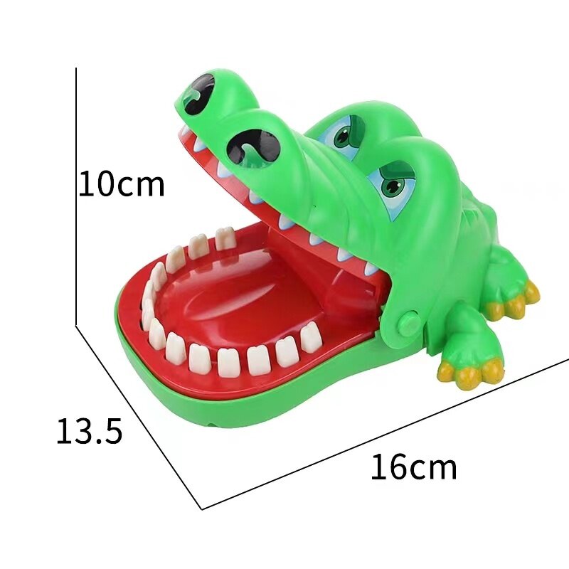 Kinder Speelgoed Krokodil Tanden Bijten Vinger Puzzelspel