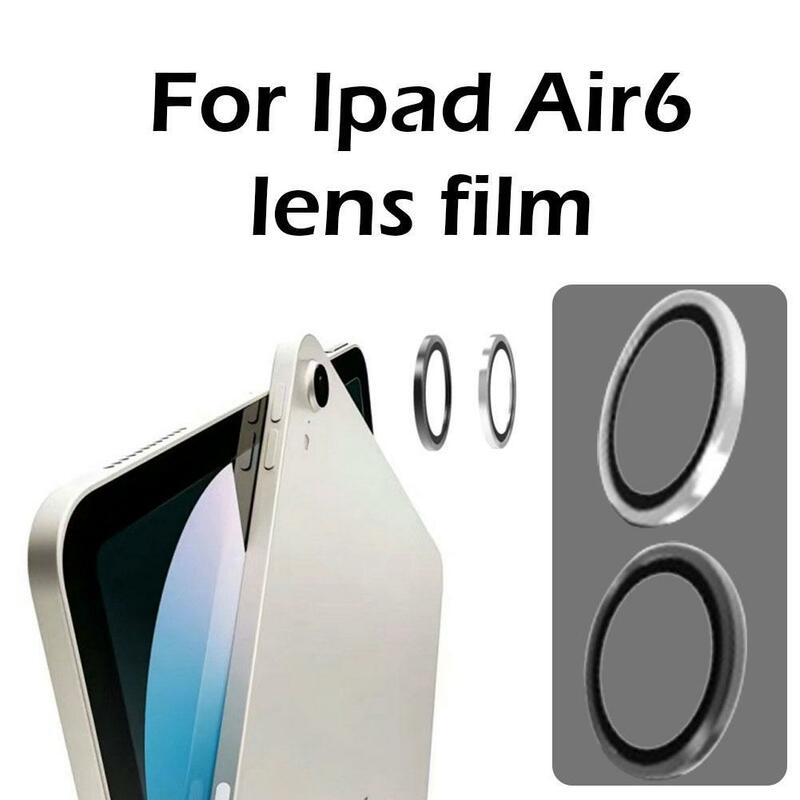 BUDI-Couvercle en métal pour IPad Air6, film d'objectif pour IPad Pro2024, film de protection d'objectif de tablette, film de protection d'appareil photo