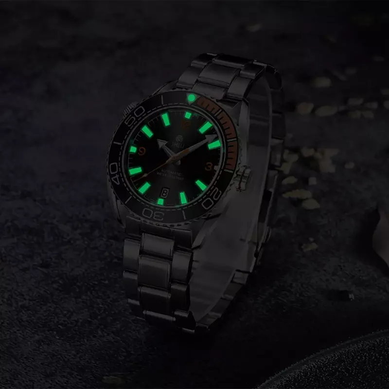 2024 New Fashion Men's Seamaster 600 Mechanical Watch Brand Curved Sapphire Glass Waterproof Leisure Business Watch