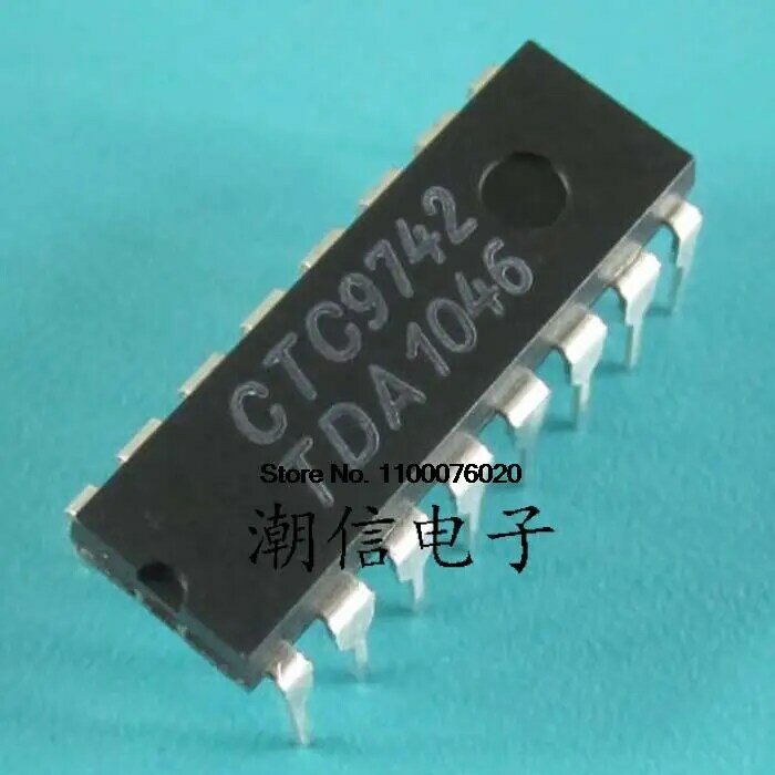 Circuit intégré d'alimentation, TDA1046 DIP-16, en stock